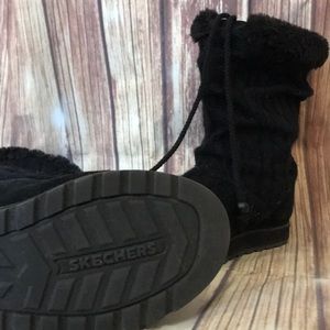 Skechers knit winter boots